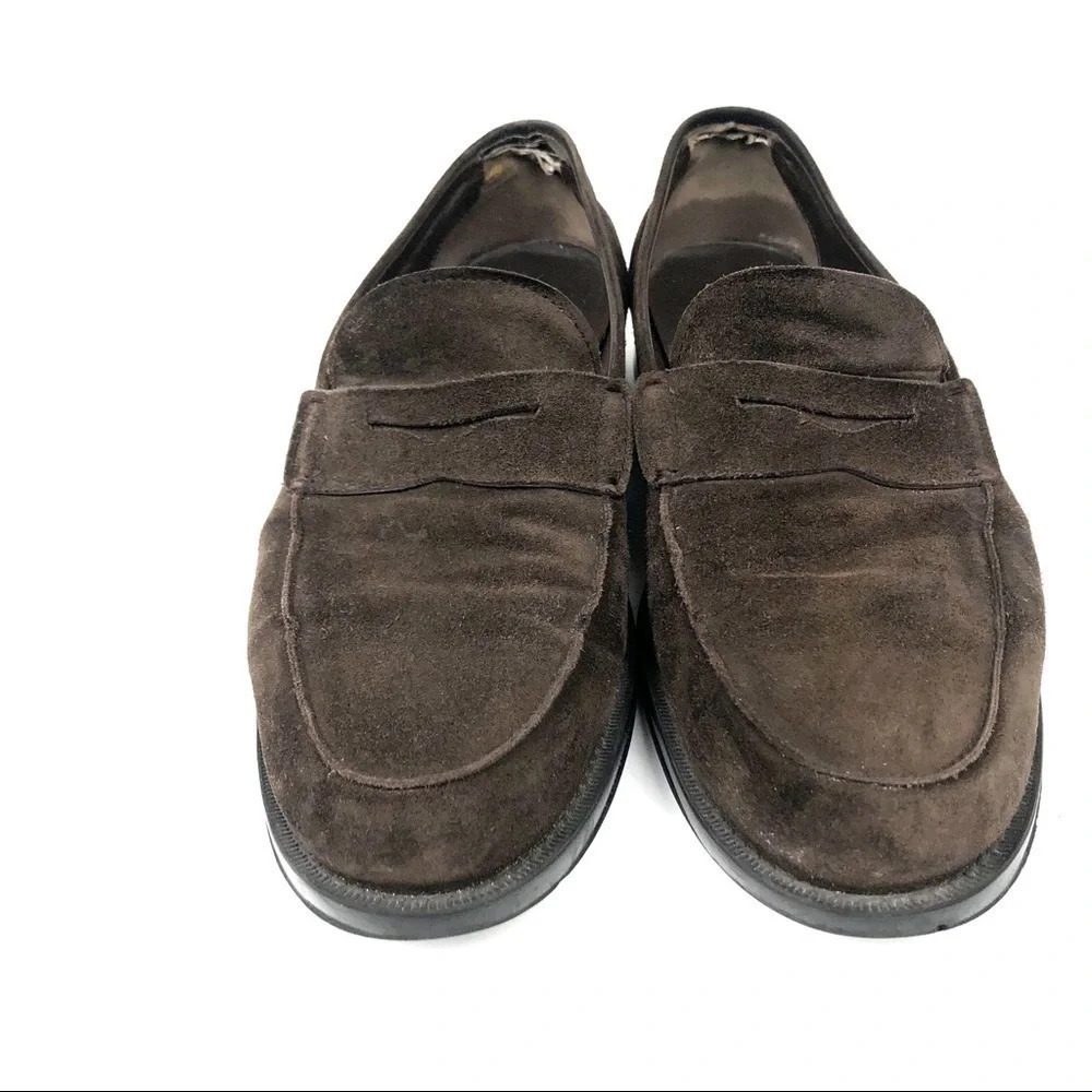 Tod’s | Men’s Brown Suede Penny Loafers - Picture 8 of 8